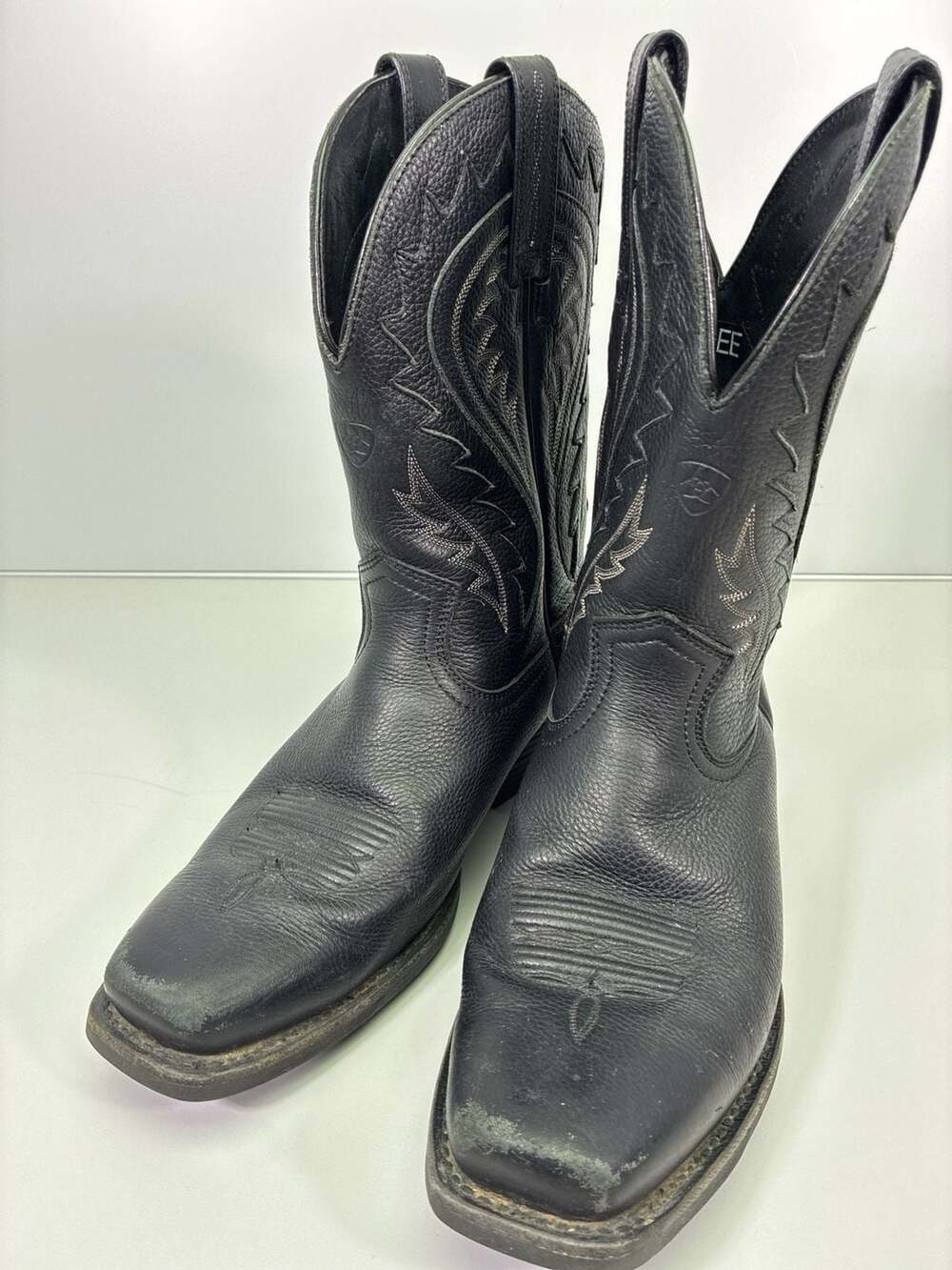 Ariat Legend Phoenix Western Boots Black Leather Size 10.5EE